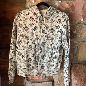 Disney hooded sweatshirt jacket.